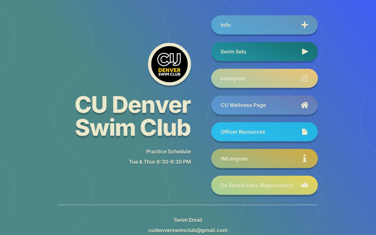 CU Denver Club Swim